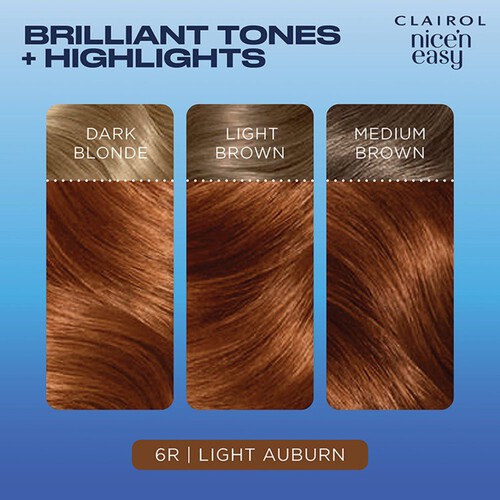 Nice 'N Easy Permanent Colour 6R Natural Light Auburn (110) Hair Dye