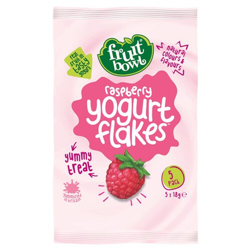 Fruit Bowl Raspberry Yoghurt Flakes