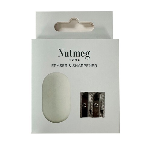 Nutmeg Eraser And Sharpener