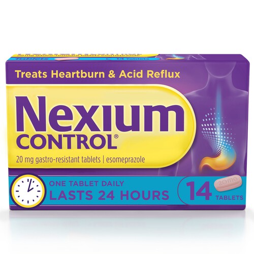 Nexium Control Heartburn Relief Indigestion & Acid Reflux Tablets