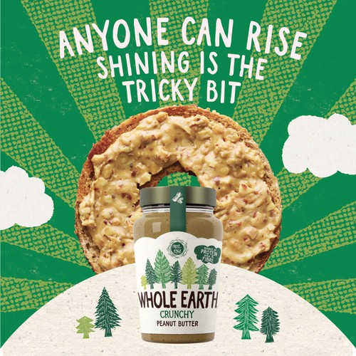 Whole Earth Crunchy Peanut Butter   454g