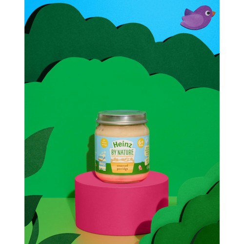 Heinz Creamy Oat Porridge Baby Food Jar 6+ Months