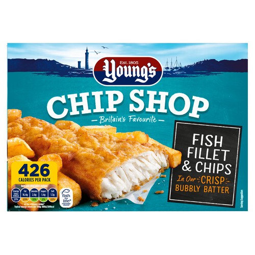 Young's Chip Shop Fish Fillet & Chips 