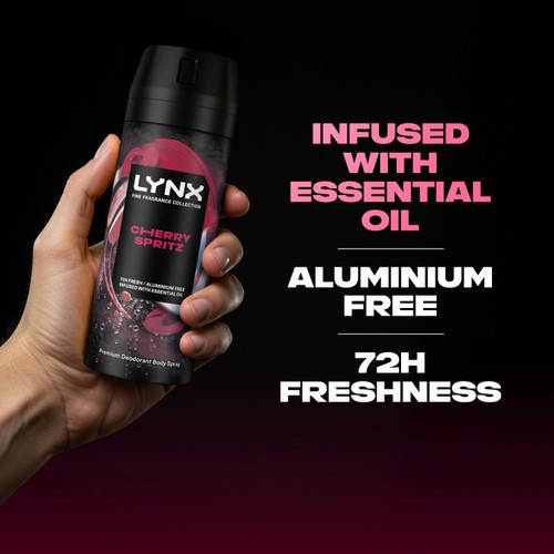 Lynx Cherry Spritz Body Spray    150ml