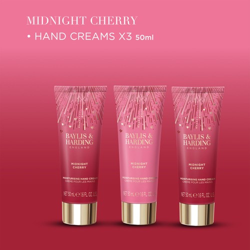 Baylis & Harding Midnight Cherry Luxury Hand Treats Gift Set