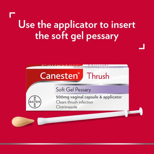 Canesten Thrush Combi Soft Gel Pessary & External Cream