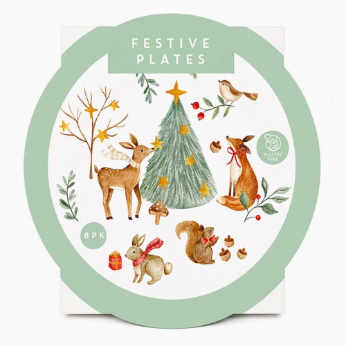 Mad Party Winter Plates