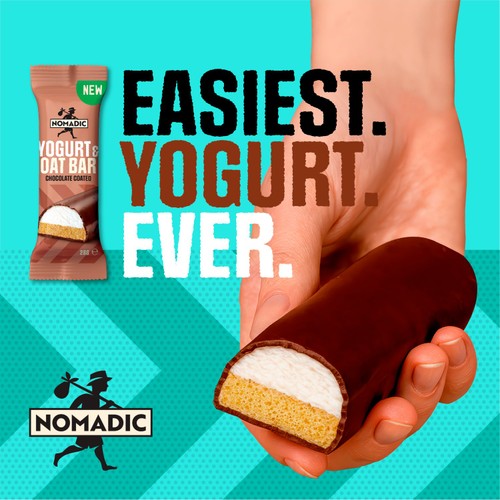 Nomadic Yogurt And Oat Bar Chocolate 