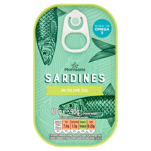 Morrisons Sardines in Olive Oil