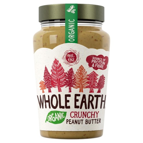 Whole Earth Organic Crunchy Peanut Butter