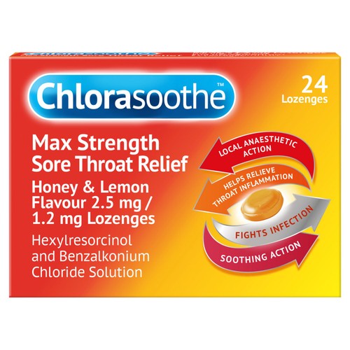 Chlorasoothe Honey & Lemon 24S