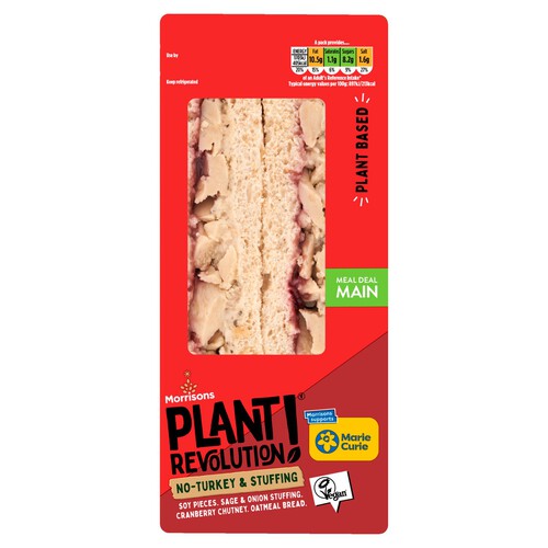 Morrisons Plant Revolution No Turkey & Stuffing Sandwich