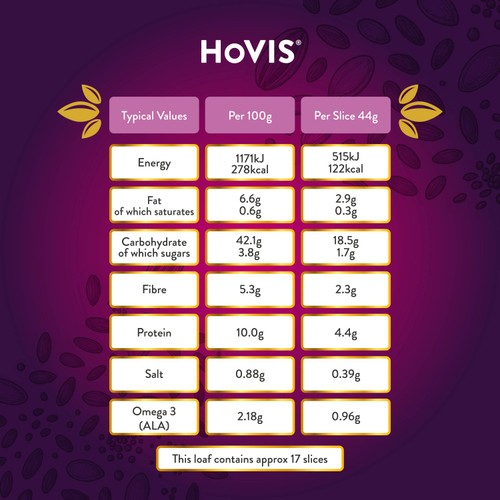 Hovis Seed Sensations Seven Seeds Bread 800g