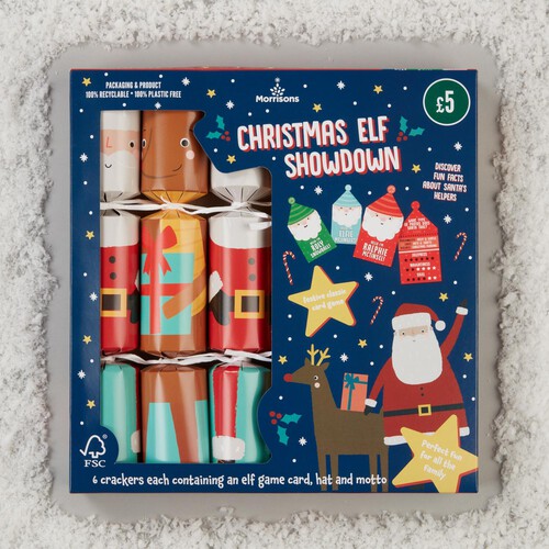 Morrisons Christmas Elf Showdown Kids Crackers