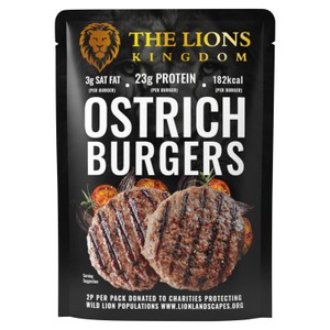 The Lions Kingdom Ostrich Steak Burgers