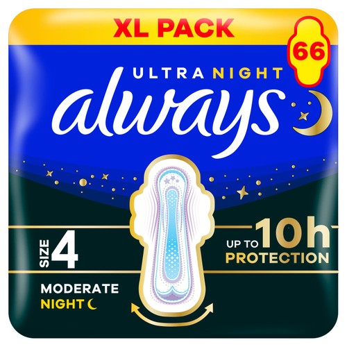 Always Ultra Night Size 4 Secure XL Pads