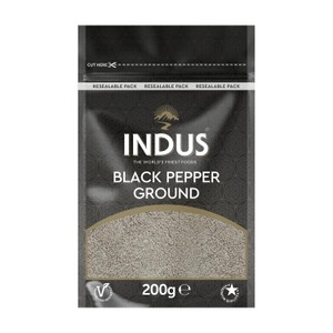 Indus Black Pepper Ground 200g