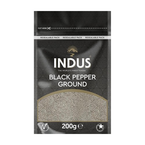 Indus Black Pepper Ground 200g