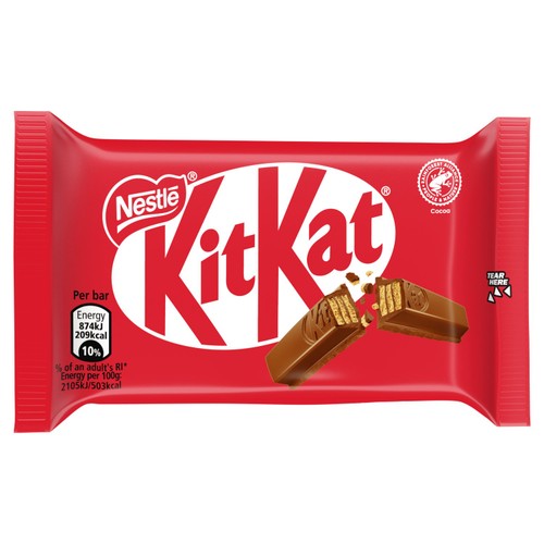 KitKat 4 Finger Milk Chocolate Bar 41.5g