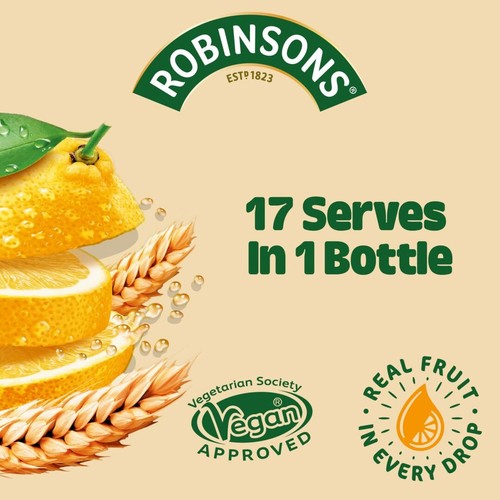 Robinsons Barley Water Lemon Squash