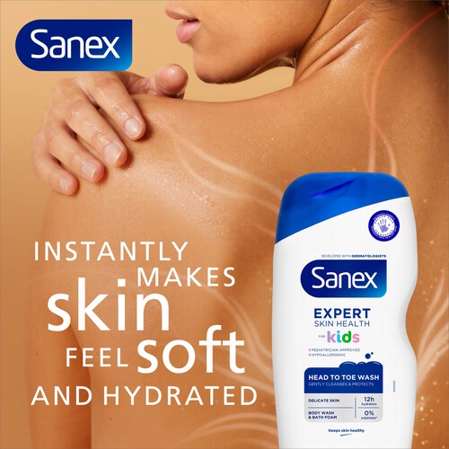 Sanex Expert Skin Health Head to Toe Body Wash for Kids