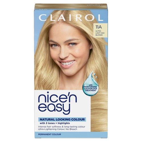 Clairol Nice n Easy Creme Permanent Hair Dye - 11a Ultra Light Ash Blonde