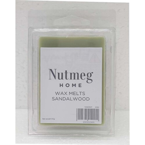 Nutmeg Home Wax Melts Sandalwood