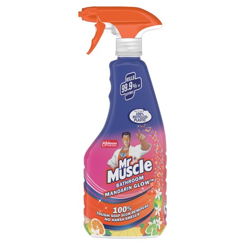 Mr Muscle Platinum Bathroom Mandarin Glow Cleaning Spray