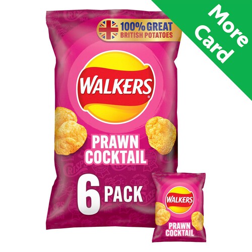 Walkers Prawn Cocktail Multipack Crisps 