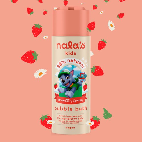 Nala's Kids Bubble Bath Strawberry Springs 