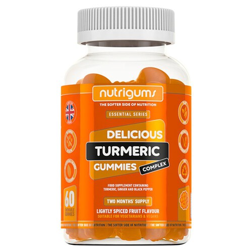 Nutrigums Turmeric Black Pepper & Ginger Gummies 