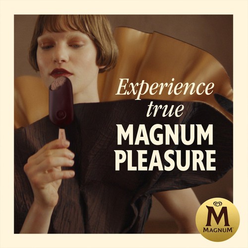 Magnum Collection Intense Dark Chocolate Ice Cream Sticks 3 x 100ml