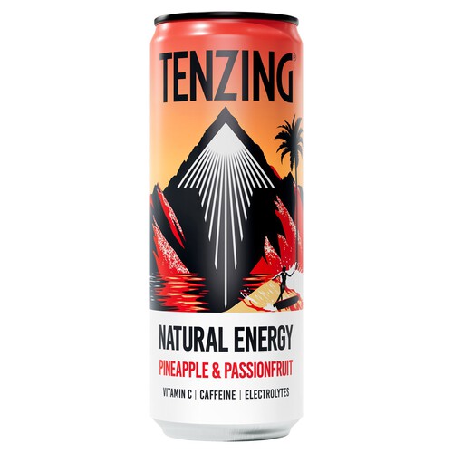 Tenzing Natural Energy, +Bcaa, Pineapple & Passion Fruit 