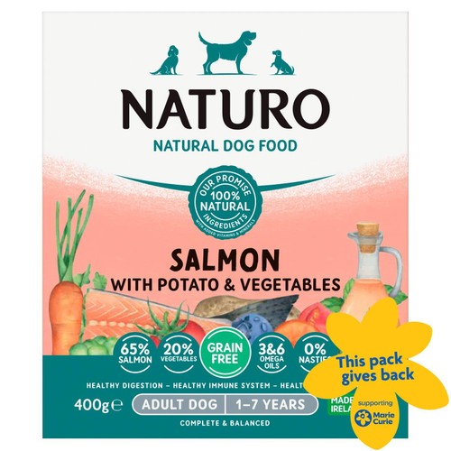 Naturo Adult Dog Grain Free Salmon And Potato With Vegetables
