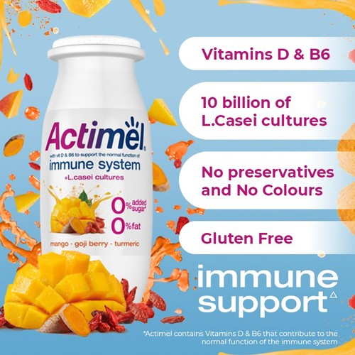 Actimel Superfruits Mango, Goji Berry & Turmeric