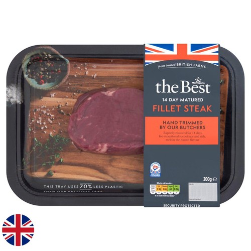Morrisons British The Best On Market Street Fillet Steak 200g