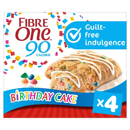 Fibre One Snack Bars Birthday Cake Squares Snack Bars