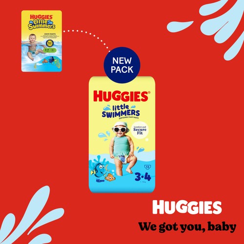 Huggies Little Swimmers Swim Nappies Size 3-4