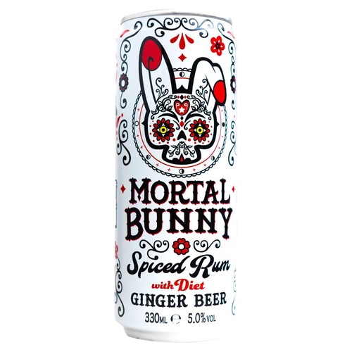 Mortal Bunny Spiced Rum & Ginger Beer Can