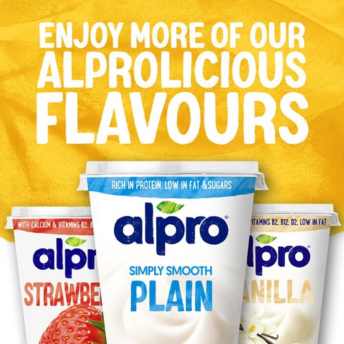 Alpro Peach And Exotic Fruit Yoghurt Alternative