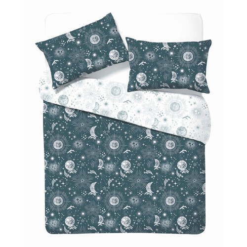 Nutmeg Home Easy Care Celestial Duvet Set King