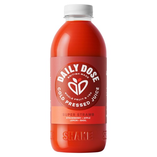 Daily Dose Super Strawb Cold Pressed Juice 750Ml