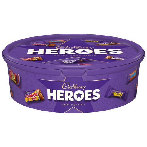 Cadbury Heroes Chocolate Assortment Tub 475g