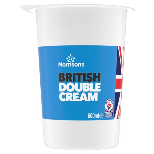 Morrisons british double cream