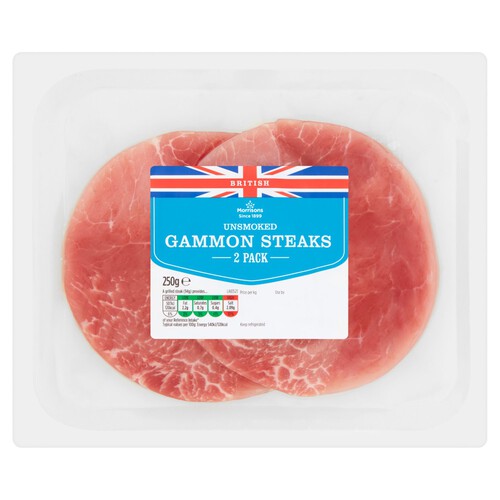 Morrisons Unsmoked Gammon Steaks