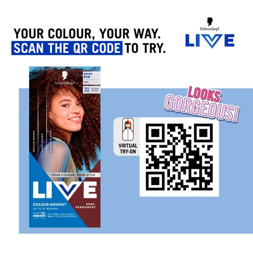 Live Colour Moment Semi-Permanent Hair Dye 065 Spicy Rum