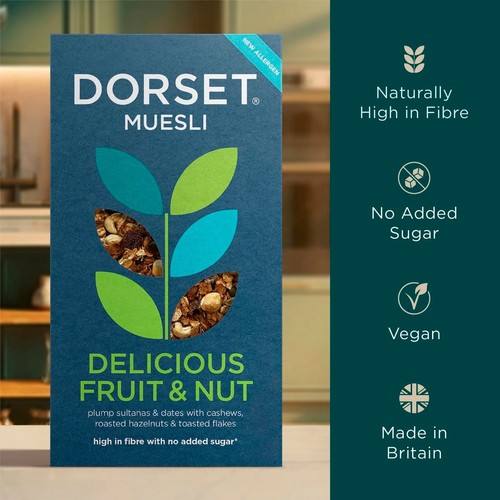 Dorset Fruit & Nut Muesli Breakfast Cereal 500g