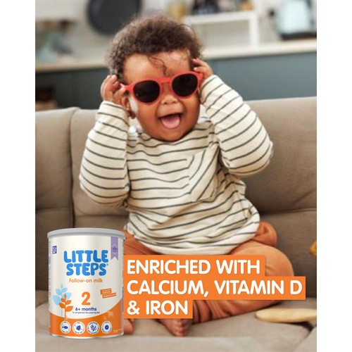 LITTLE STEPS Follow-On Baby Milk Powder Formula 6 Mth+ 800g