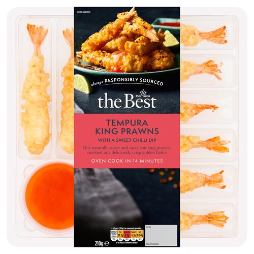 Morrisons The Best Tempura Prawns With Sweet Chilli Dip