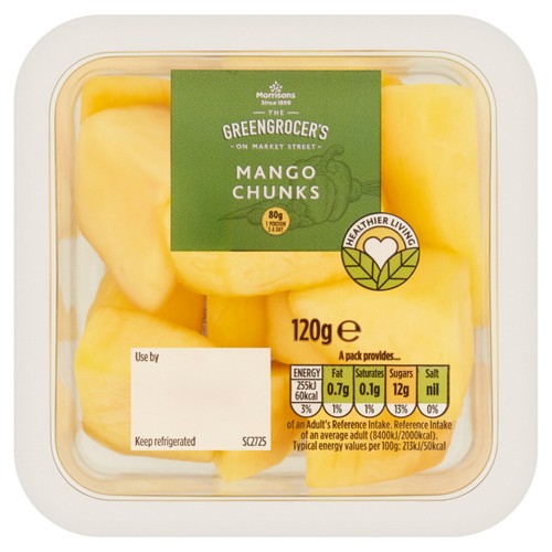 Morrisons mango chunks